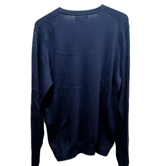 Kenneth Cole Men's Blue NWT Awareness V-neck Pullover Sweater Size XXL - Picture 2 of 8
